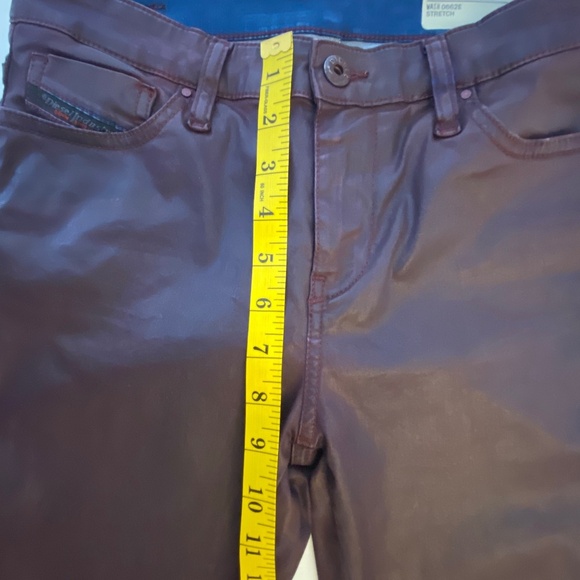 DIESEL Women's Skinzee Coated Super Slim Stretch Jeans Wash 0662E W29xL32 - Picture 16 of 16